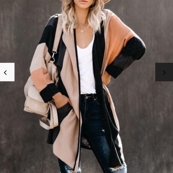 Sweaters - Striped colt block cardigan sweater